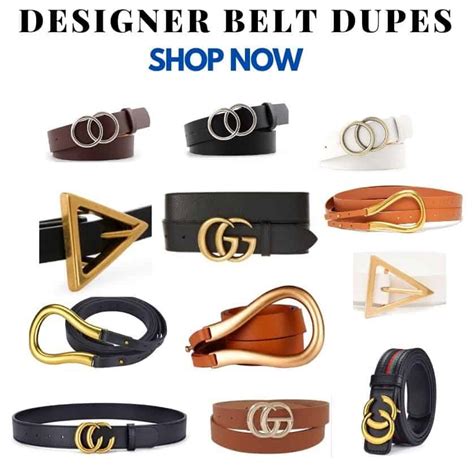 Get The Designer Look With The Gucci Belt Dupe Fake Gucci Belt