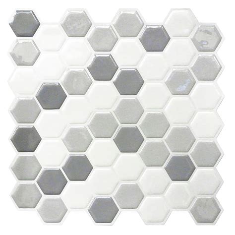 Roommates Gray Hexagon Backsplash Sticktiles® Michaels