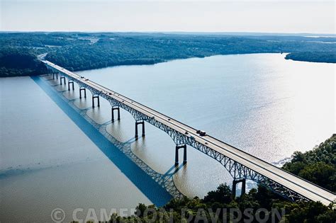 Aerial Stock Aerial Of Interstate 95 Bridge Over The Susquehanna River