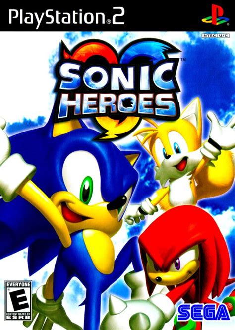 Sonic Heroes 2003 Playstation 2 Box Cover Art Mobygames