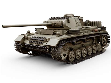 Panzer Iii Ausf G 3d Model 185 Max Fbx Obj Free3d