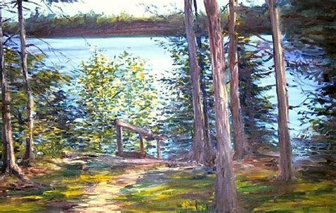 Pin By 🌈vonnie🦄 Davis🌈 On Charming Pathways Painting Lake Pathways