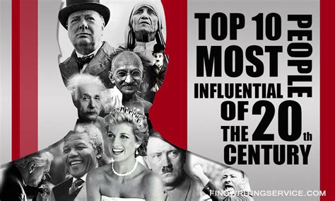 Top 10 Most Influential People Of The 20th Century