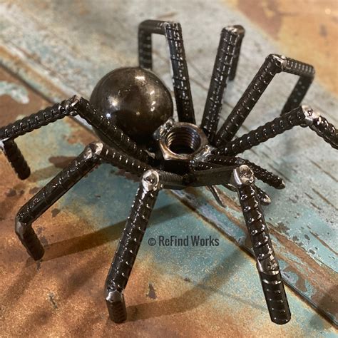 Scrap Metal Tarantula Spider Art Free Shipping Etsy