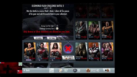 Injustice Gods Among Us Ios Elseworld Flash Nightmare Difficulty Youtube