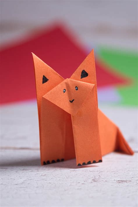 Origami Fox Easy How To Draw