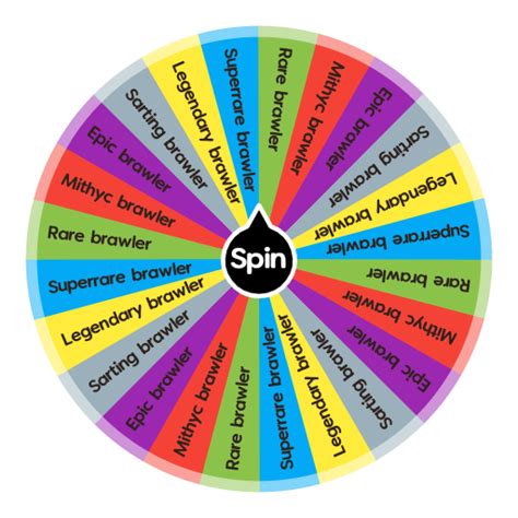 Download brawl stats for brawl stars app on android and ios. Random Brawl Stars rarity wheel | Spin The Wheel App