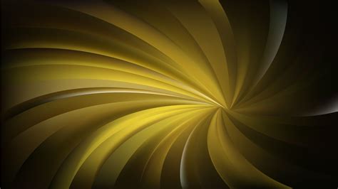 An Abstract Yellow And Black Background With Curves