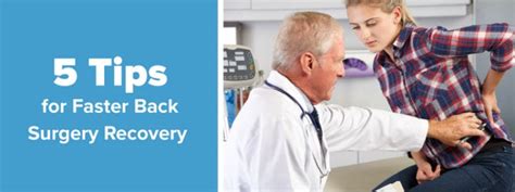 5 Tips For Speedy Back Surgery Recovery Nj Spine And Orthopedic