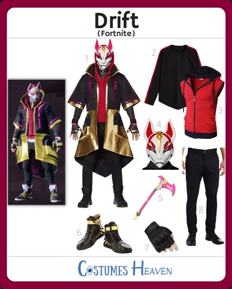 Fortnite Drift Costume For Cosplay And Halloween 2024