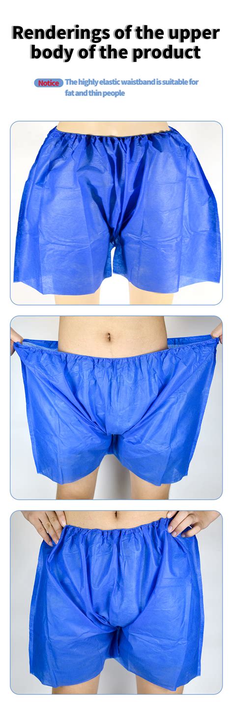 wholesale hospital sauna pants disposable massage room shorts buy pp soft non woven sauna