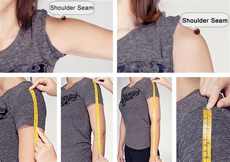 Top of shoulder measure from the top of the shoulder, down the front of the shoulder, under the arm pit, and up the back of the shoulder. Measurement guide