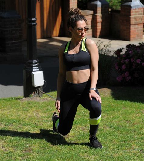 Nicole Bass In Gym Outfit Workout In Essex 10 Gotceleb