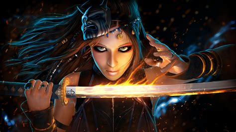 Women Warrior Full Hd Wallpaper And Background Image 1920x1080 Id