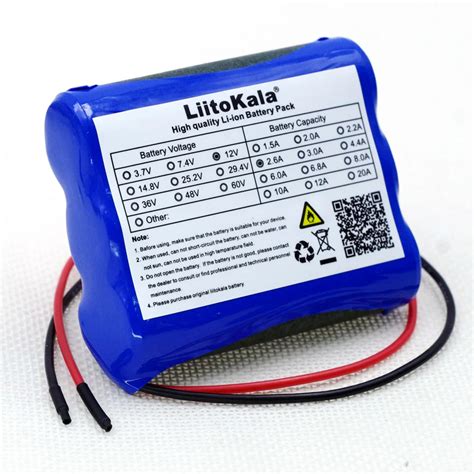 Buy Liitokala N 12v 2600mah Lithium Ion Battery 126v