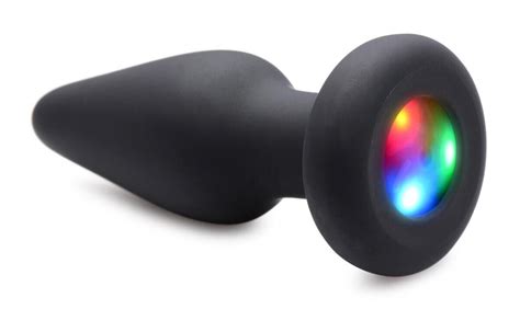 Analplug Analstöpsel Buttplug aus Silikon mit LED Licht von BOOTY SPARKS eBay