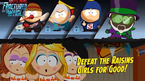 South Park The Fractured But Whole Raisins Girls Final Battle Youtube