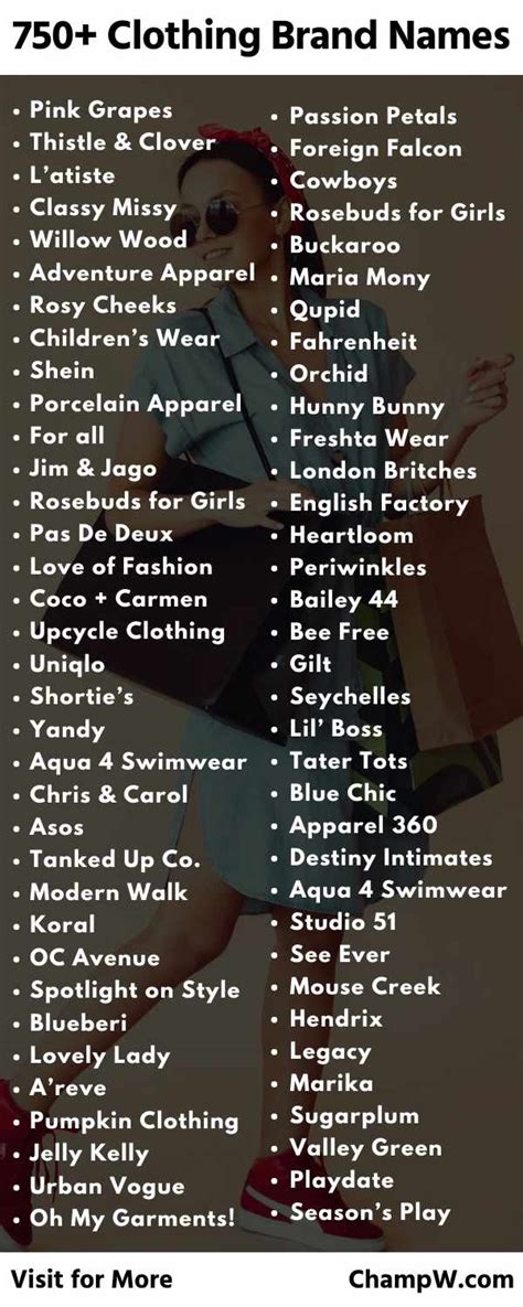 Cool Clothing Brand Names That Leads More Sales