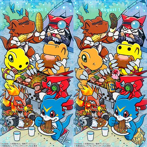 Maybe you would like to learn more about one of these? Odaiba Memorial 'Spot the Difference' Phone Wallpaper from Bandai! : digimon