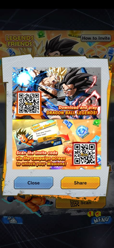 Please note that the dragon ball radar requires you and the other person to be friends ingame.pic.twitter.com/rc2ood1nfu. Anybody new to dB legends, scan the second qr code for ...
