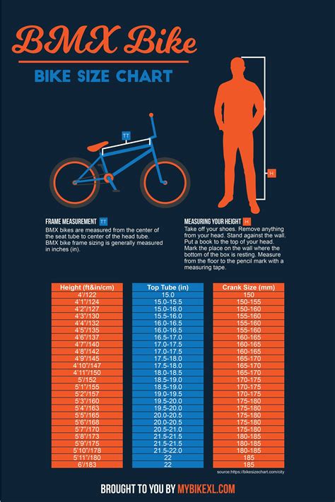 Womens Bicycle Size Chart