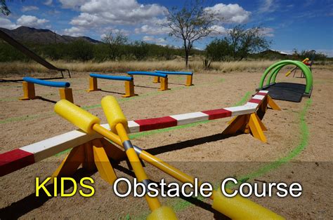Kids Obstacle Course How To With Scrap Wood And Pool Noodles Kids