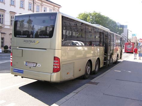 Mercedes Benz Integro Nach Der R Cke Bus Bild De