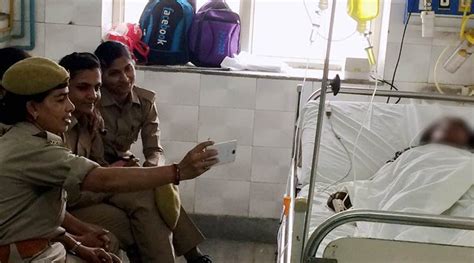 Up Female Cops Suspended After Taking Selfies While Guarding Acid