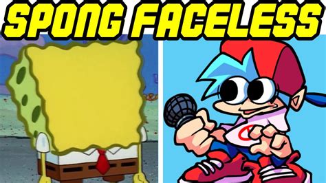 Friday Night Funkin Vs Spongebob Faceless Fnf Mod Youtube