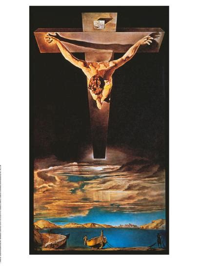 Christ Of St John Of The Cross Art Print By Salvador Dalí At