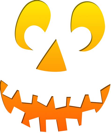 Transparent Halloween Pumpkin Face Free Stock Photo Public Domain
