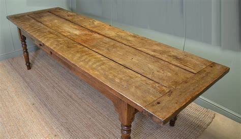Huge 9 Ft Long Victorian French Country Farmhouse Antique Kitchen Table