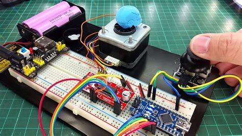 Control Stepper Motor Using Easy Driver With Joystick Arduino Diy