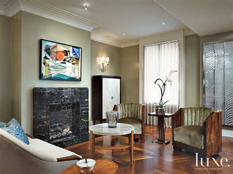 Art Deco Living Room Luxe Interiors Design