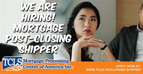 Job Openings At Tcls Mortgage Processing Center Of America