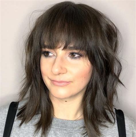 36 Popular Medium Length Hairstyles With Bangs Updated