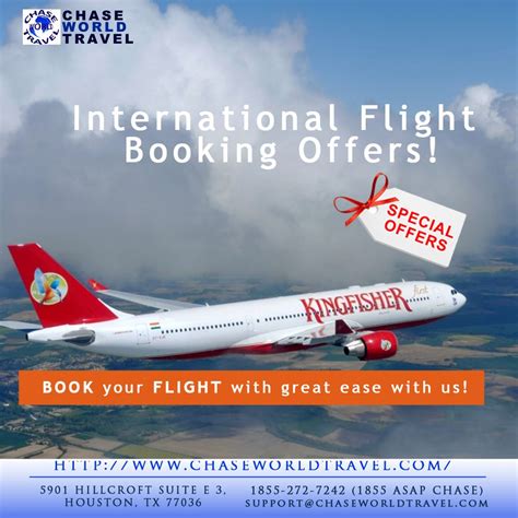 International Flightbooking Offers By Chaseworldtravel Are Amazing