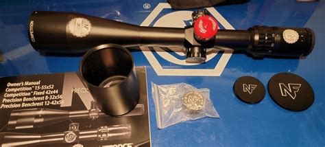 Nightforce Competition 15 55x52 Fcr 1 Rifle Scope Zero Stop Like New Nf