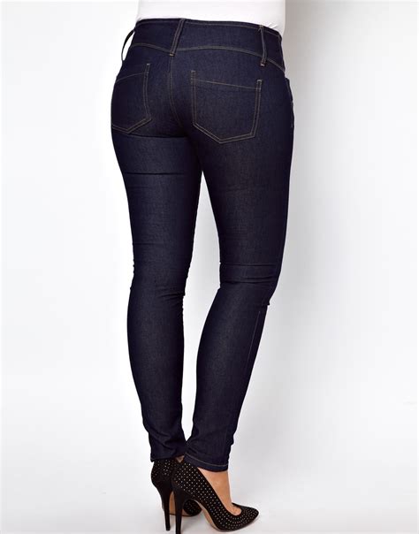 Lyst Asos Super Sexy Skinny Jeans In Blue