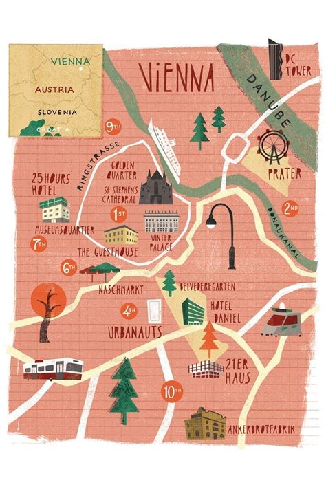 Map Of Vienna Photos