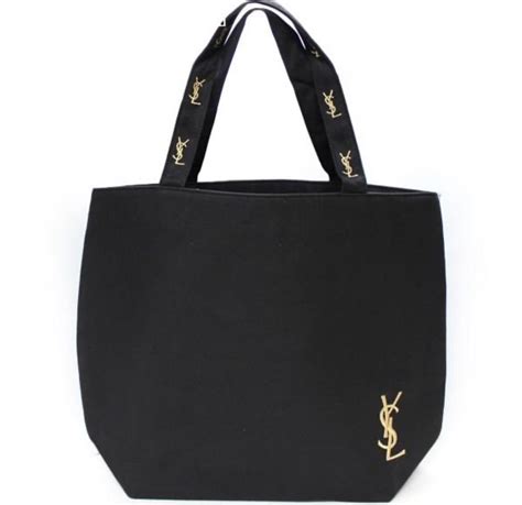 イヴサンローランノベルティ バッグ Yves Saint Laurent トートバッグ イブサンローラン 正規付録 バッグ ブラック 限定