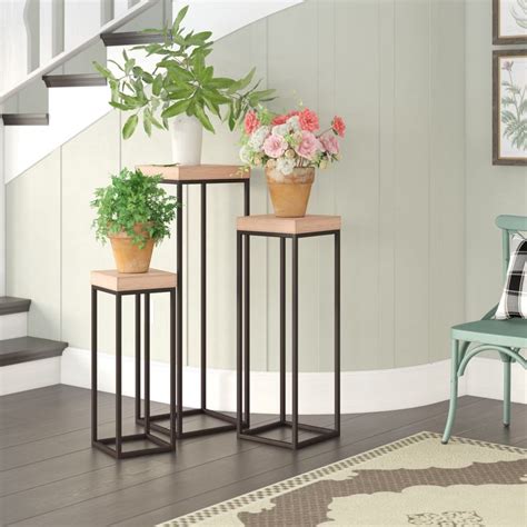 Fern 3 Piece Nesting Plant Stand Plant Stand Plant Table Decor
