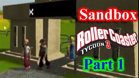 Lets Play Roller Coaster Tycoon 3 Sandbox Part 1 So It Begins Youtube