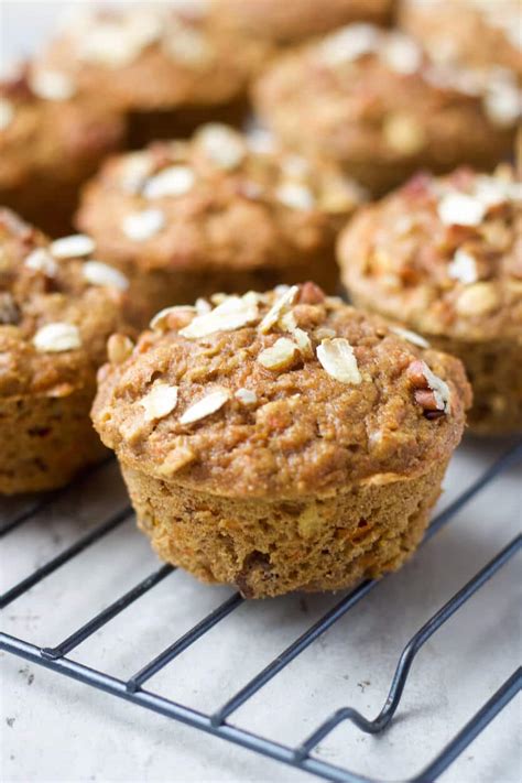 healthy carrot muffins recipe stephanie kay nutrition