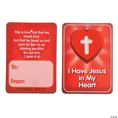 Jesus In My Heart Valentine Cards With Charm Discontinued