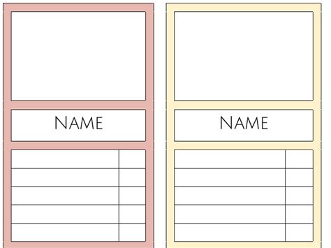 Top Trumps Template Editable Teaching Resources