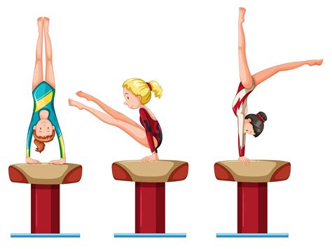 Gymnastics Cartoon Clip Art