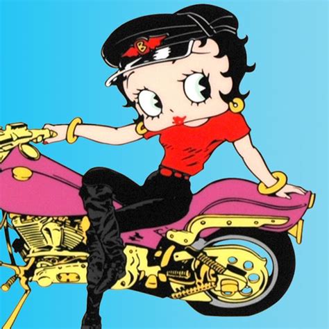 Betty Boop On Motorcycle Limited Edition