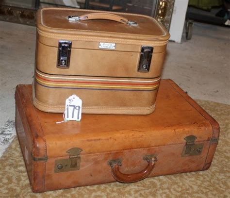 Lot 179 Amelia Earhart Case Leather Suitcase Suitcase