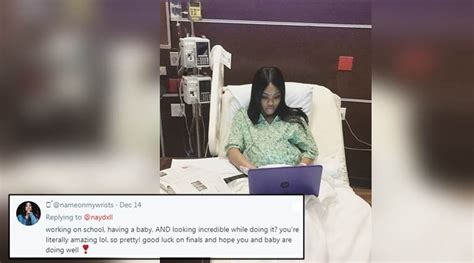 Pregnant Woman Writes Finals Exams While In Labour Photos Go Viral